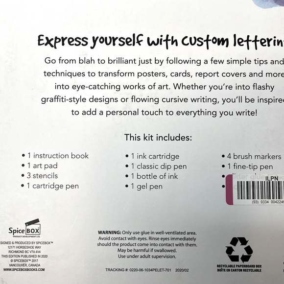 Spice Box CREATIVE LETTERING for YOUNG ARTISTS (Petit Picasso).  New! - Picture 10 of 15